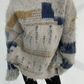 Retro Pattern Damage Knit YLS0716