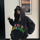 Key Neck Rainbow Logo Sweat Hoodie YLS1058