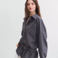 Belt Long-Sleeve Loose Shirt SPY0027
