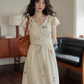 V-Neck Floral Flare Dress SMS0005