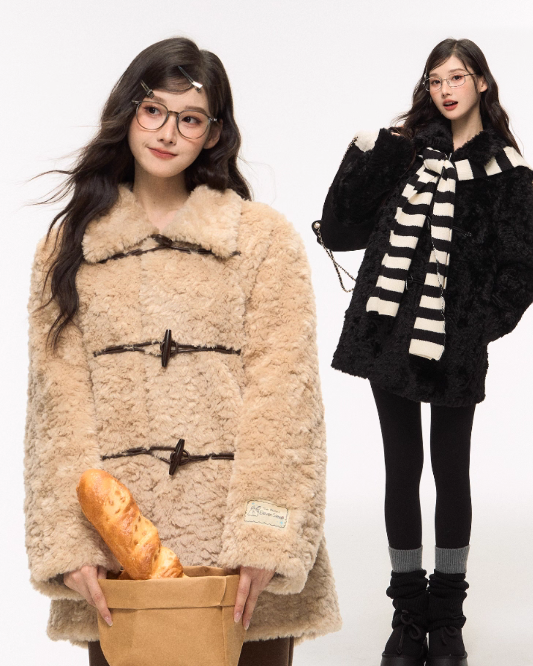 Faux Duffle Coat/Flare Pants ELS0013