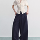 Denim-Style Wide Pants SPY0029