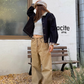 Retro Patched Collar Plaid Denim Jacket CYE0038
