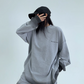 Gradient Loose Long Sleeve Top / Half Pants YLS0885