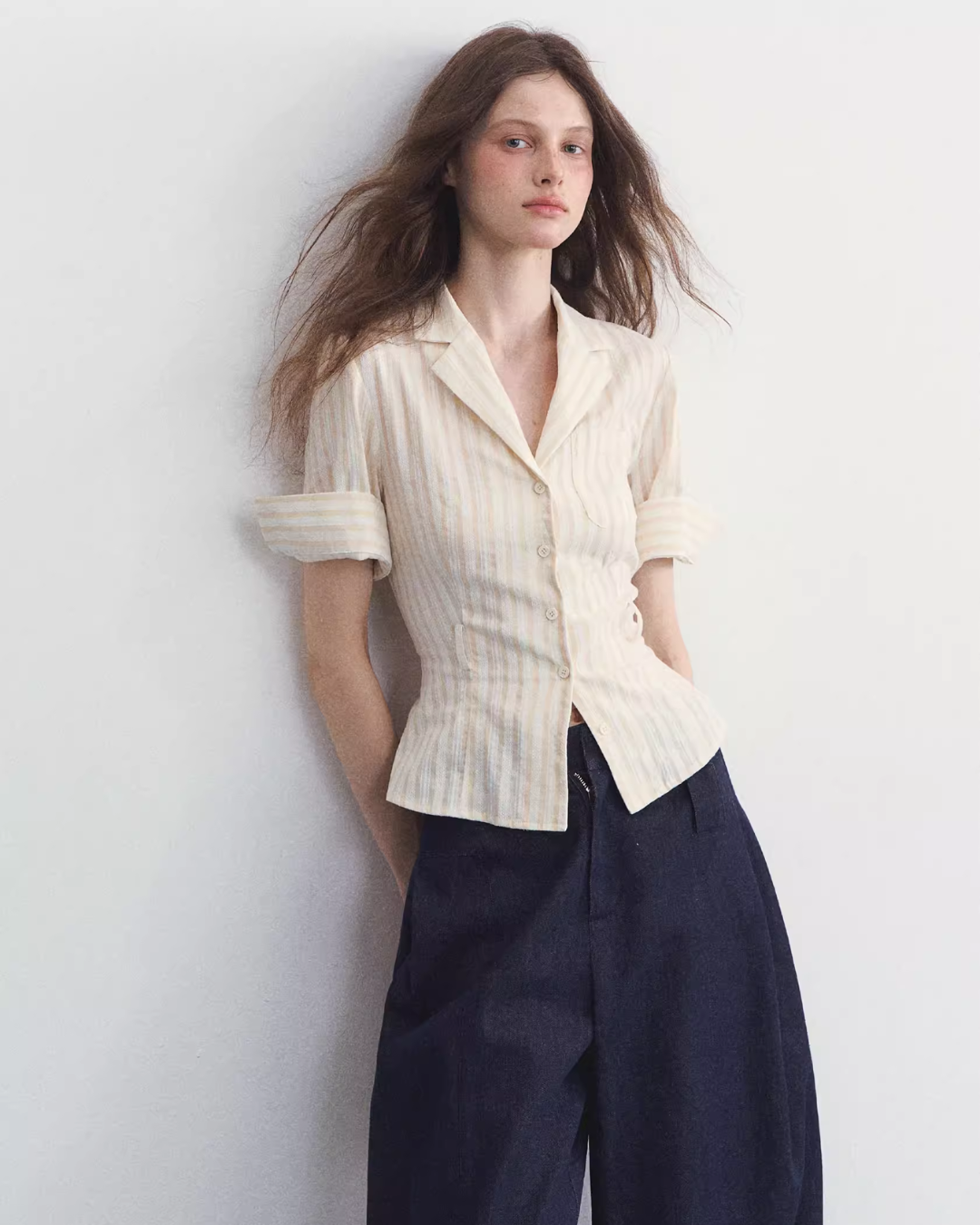 Polo Neck Striped Shirt SPY0030