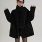 Scarf Mid-Length Wool Coat SRS0383