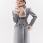 Wool Double Breasted Woolen Coat HID0002