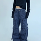 Pocket Design Wide Cargo Pants YLS0889