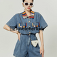 American Casual Denim Jumpsuit LLA0219