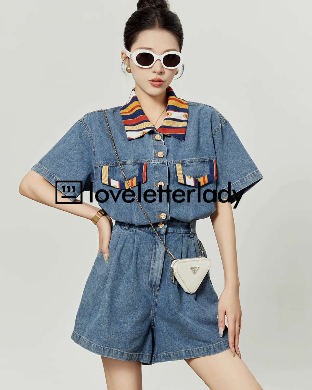 American Casual Denim Jumpsuit LLA0219