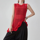 Corsage Lace Knit Vest FER0220