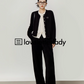 Round Neck Compact Knit Cardigan LLA0414