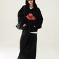 Apple Print Pullover Hoodie ACS0222