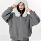 Fur Zip Jacket/Wide Pants/Half Pants ELS0017