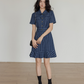 Paid Shirt Dress VAS0114