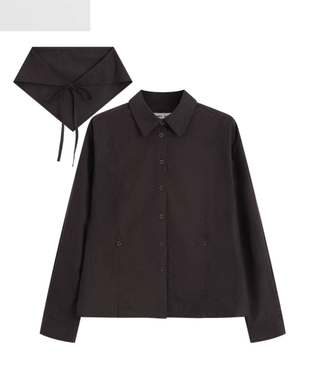 Vintage Brushed Two-Way Shirt / Pleated Lace Skirt BBK0006