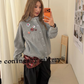 Waffle Badge Fleece-Lined Hoodie CYE0104