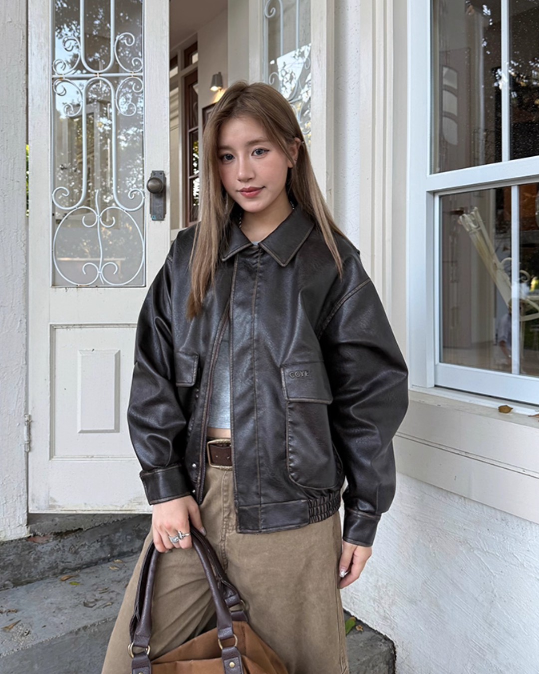 Vintage Leather Jacket CYE0087