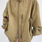 Double Zipper Stand Collar Jacket YLS0933