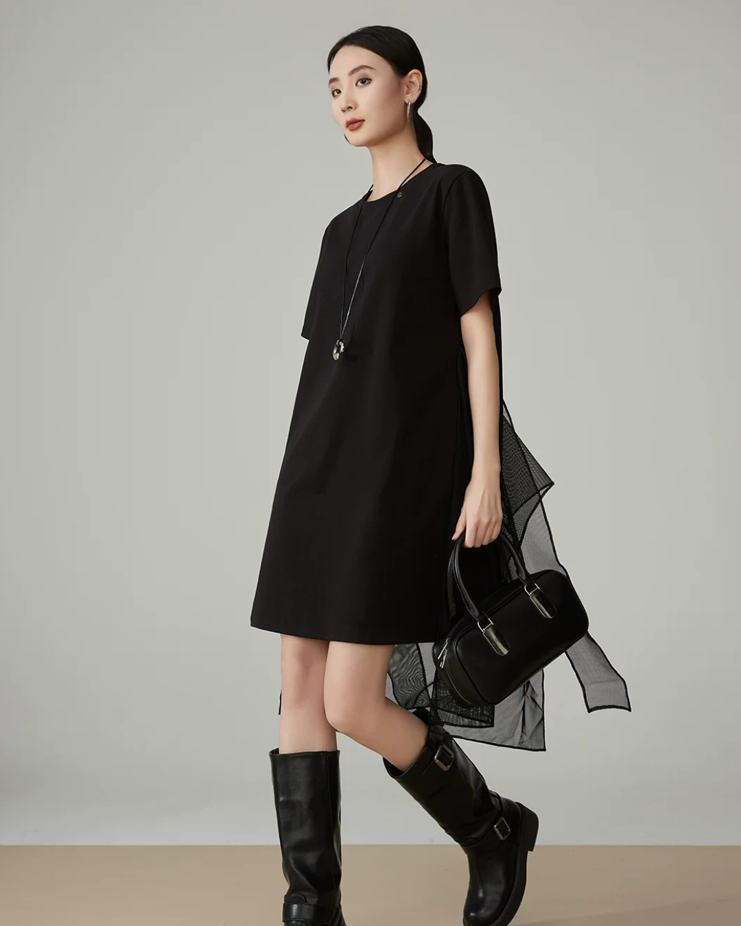 Asymmetric Docking Dress FER0157