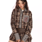 Paid × Gingham Check Shirt / Tiered Mini Skirt BGS0047