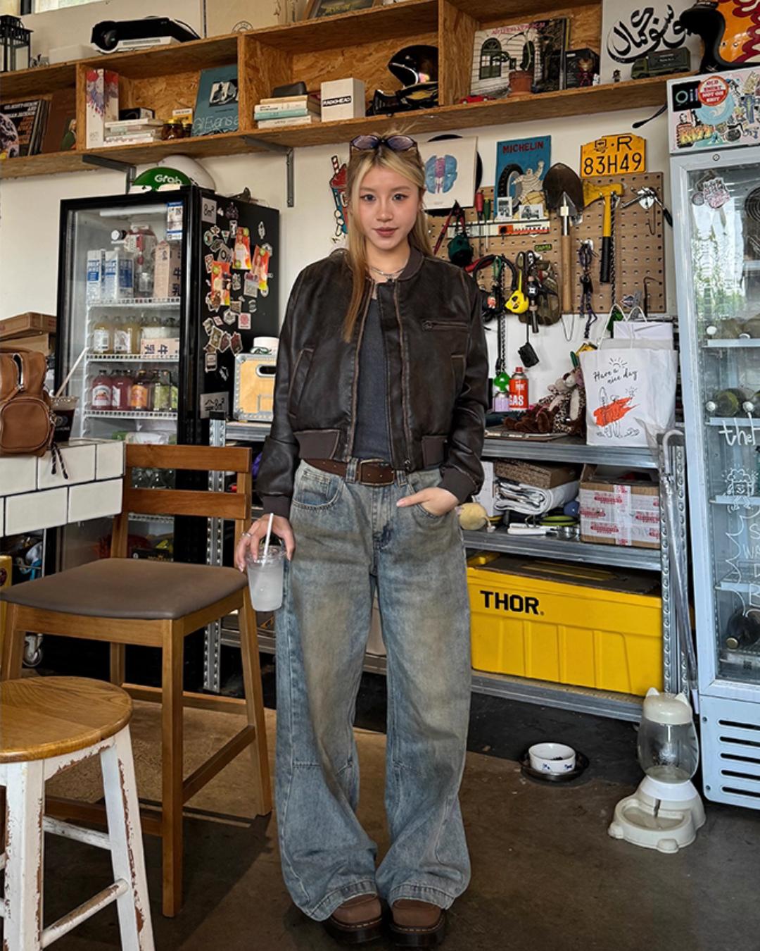 Vintage Loose Wide Denim Pants CYE0013