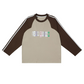 Bicolor Logo Raglan Sleeve T-Shirt EZK0026