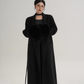 Fur Cuff Long Coat SRS0403