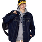 Loose Silhouette Denim Jacket ICM0091