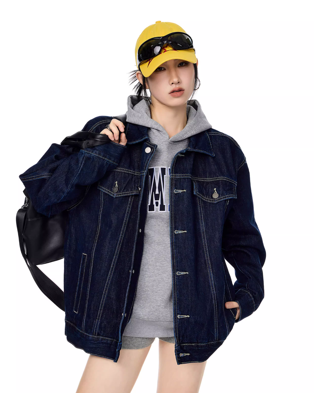 Loose Silhouette Denim Jacket ICM0091