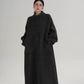 Mock Neck Long Coat SRS0407