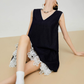 V-neck Docking Lace Dress FER0346