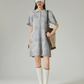 Graphic Knit Polo Mini Dress FER0233