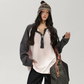 Henley Neck Raglan Sleeve Long-Sleeve T-Shirt ACS0382