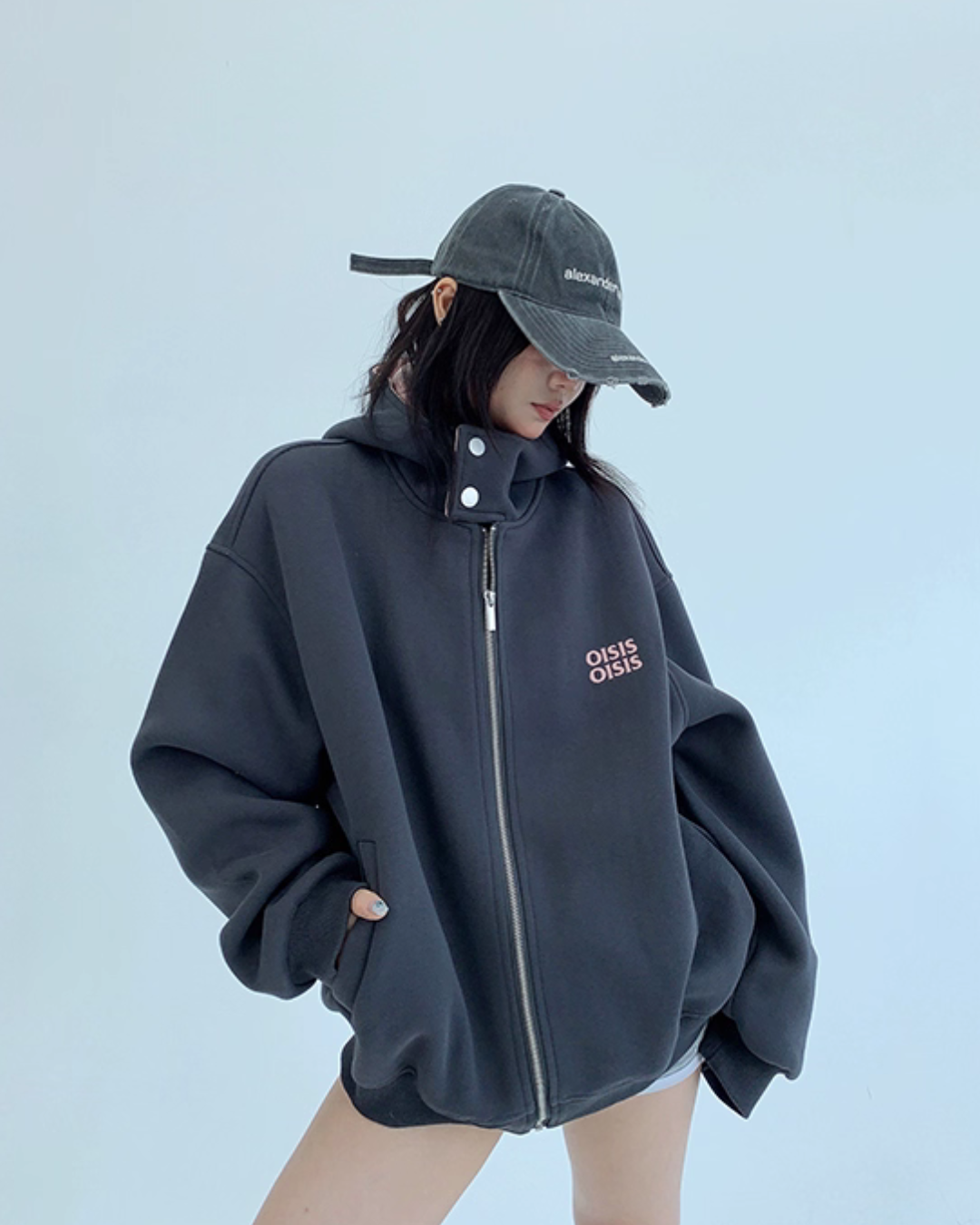 Stand Collar Sweat Jacket YLS0886