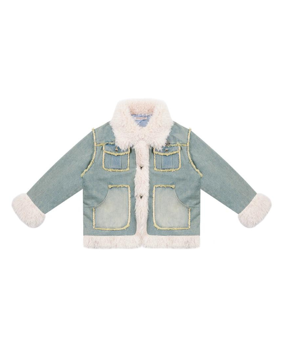 American Retro Quilted Denim Jacket ZZF0302