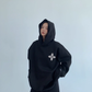 Flower Motif Sweatshirt Hoodie YLS0962