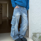 Multi Pocket Denim Pants CYE0065