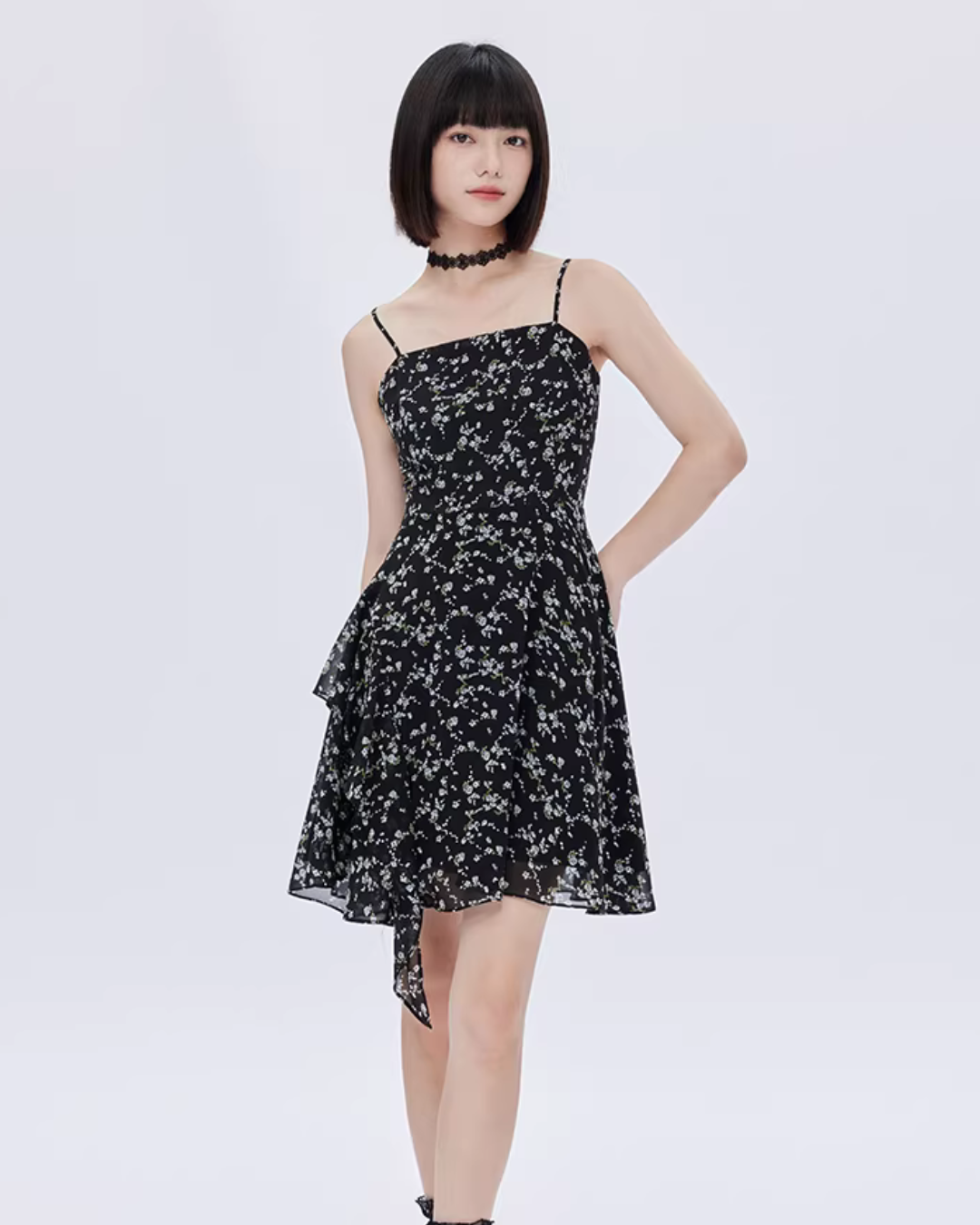 Floral Print Camisole Dress SHN0048