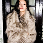 Milk Tea Volume Fur Coat TKC0014