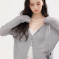 V-neck summer knit cardigan CHS0004