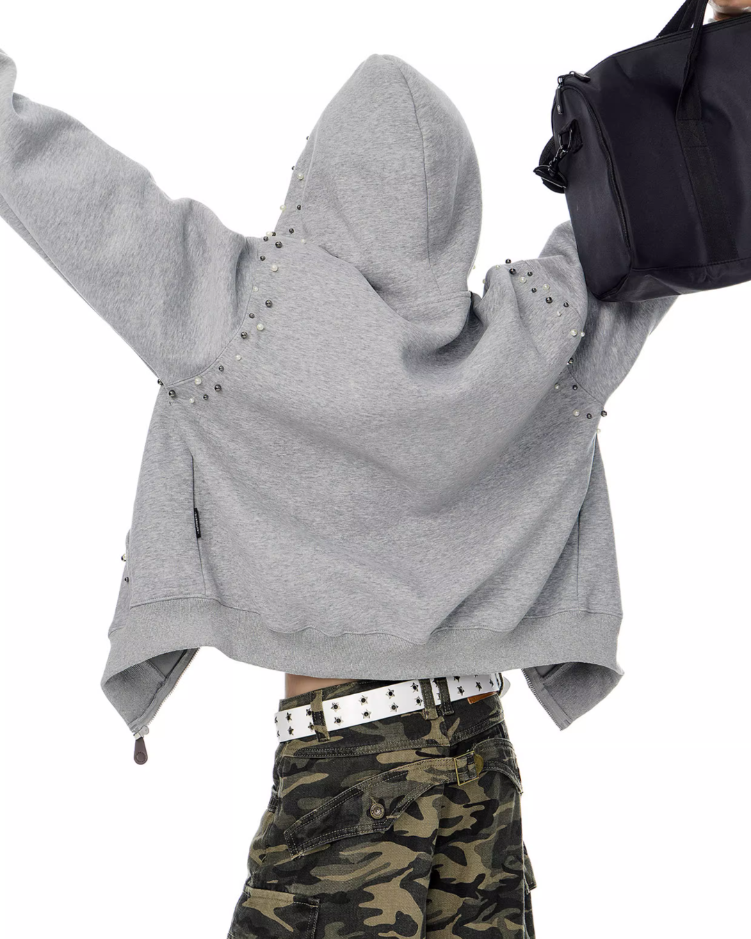 Pearl Design Zip Hoodie ICM0092