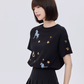 Embroidered Short-Sleeve T-Shirt SHN0004