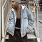 Fur Hood Denim Blouson CYE0072