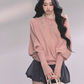Dolman Sleeve Boat Neck Knit LAS0044