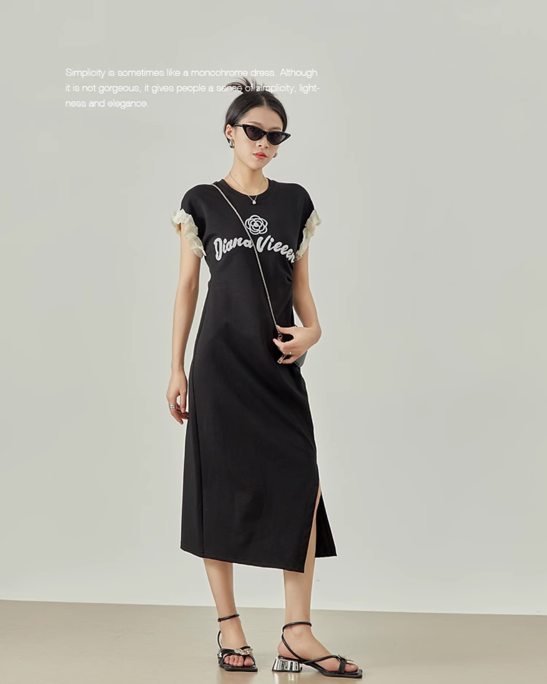 Front Logo T-Shirt Dress LLA0170