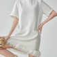 Hem Tulle Frill Mini Dress FER0128