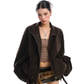 Suede Fleece Stand Collar Jacket BGS0045