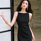 Side Slit Vest Dress WNG0002
