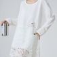 White Lace Docking Top FER0239
